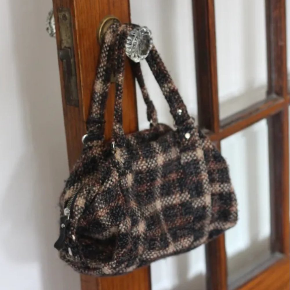 Club Monaco plaid purse